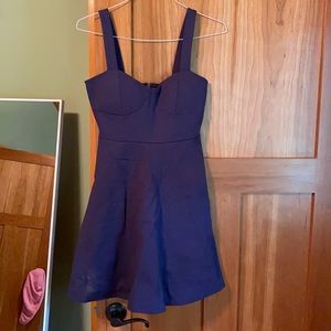 Lulus blue fit n flare dress